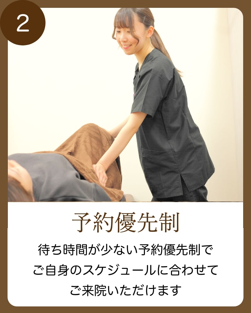 予約優先制の前橋市の整骨院